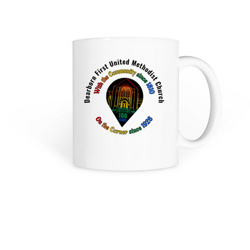 DFUMC Mugs, a White Coffee Mug