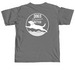 Front & Back Logo (Adult), a Grey Comfort Colors Unisex Tee (back-view)