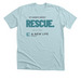 My favorite breed? RESCUE., a Heather Ice Blue Premium Unisex Tee