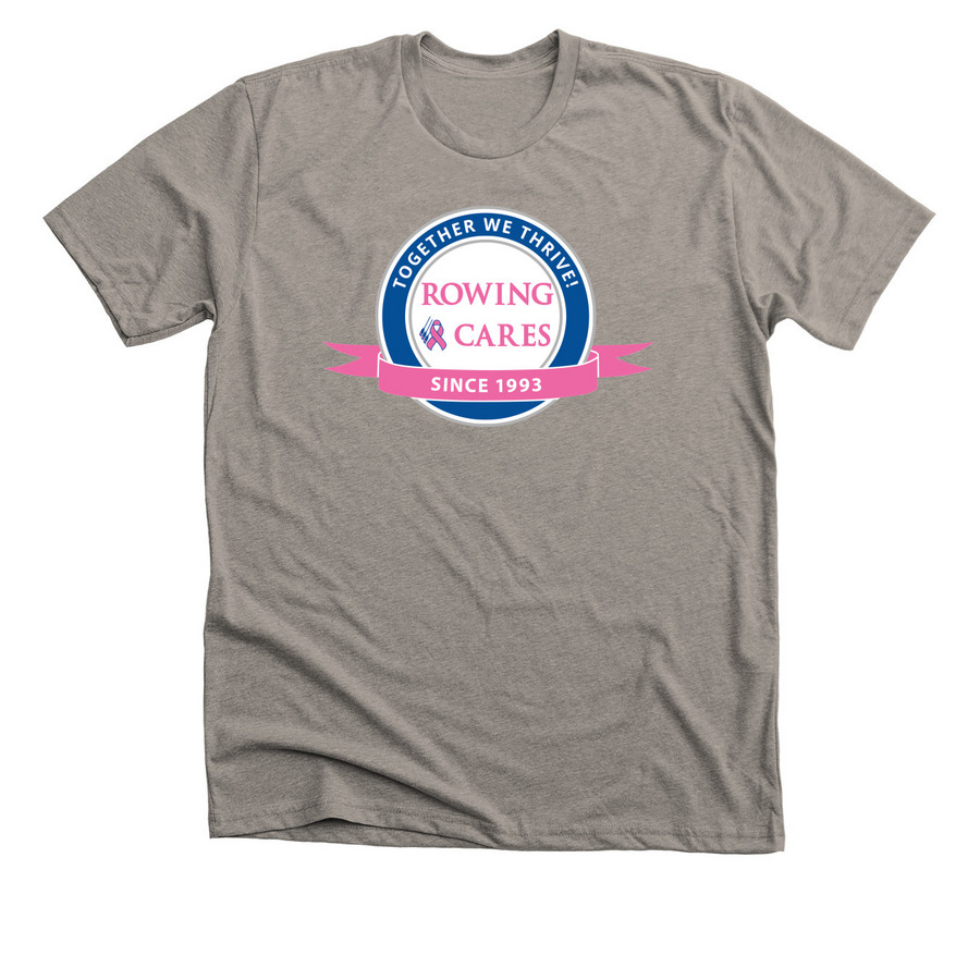 Rowing Cares&nbsp;, a Heather Stone Premium Unisex Tee