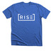 Bravely Rise OG&nbsp;, a Heather True Royal Premium Unisex Tee