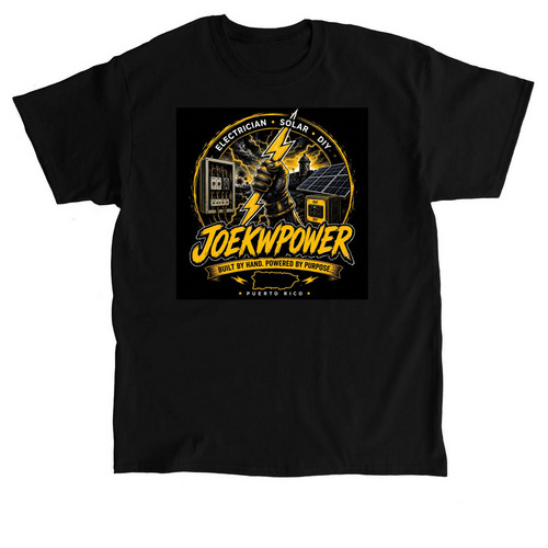 Wear The Trade. Power the future, a Black Classic Unisex Tee