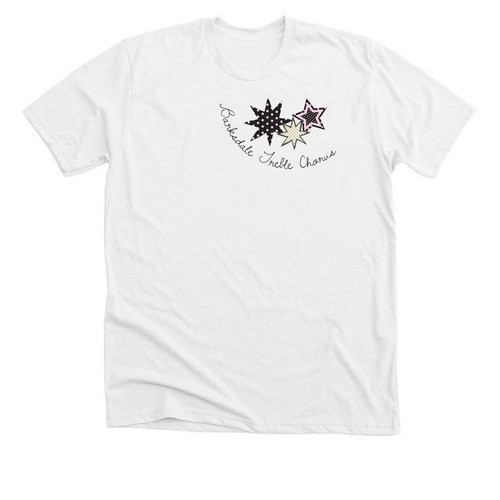 Star T-Shirt, a Solid White Blend Premium Unisex Tee