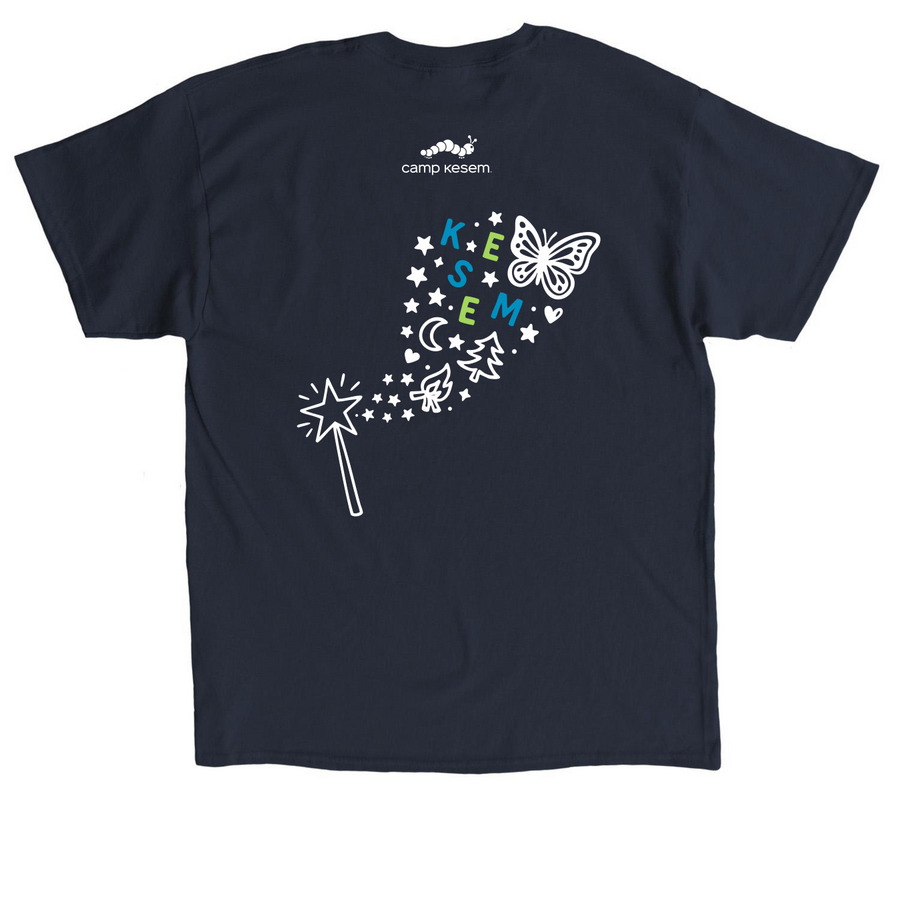 Be The MagiCK Shirt, a Navy Classic Unisex Tee (back-view)