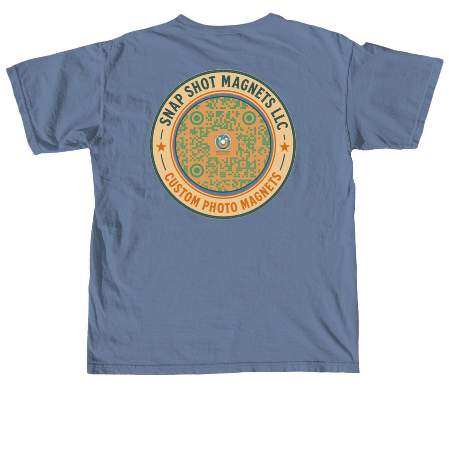 US Open, a Blue Jean Comfort Colors Unisex Tee (back-view)