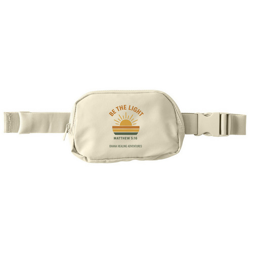 Be the Light, a Sahara Matte Hip Pack