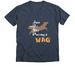 Jump @ WAG, a Heather Navy Premium V-Neck Tee