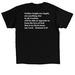 Not Alone, a Black Classic Unisex Tee (back-view)