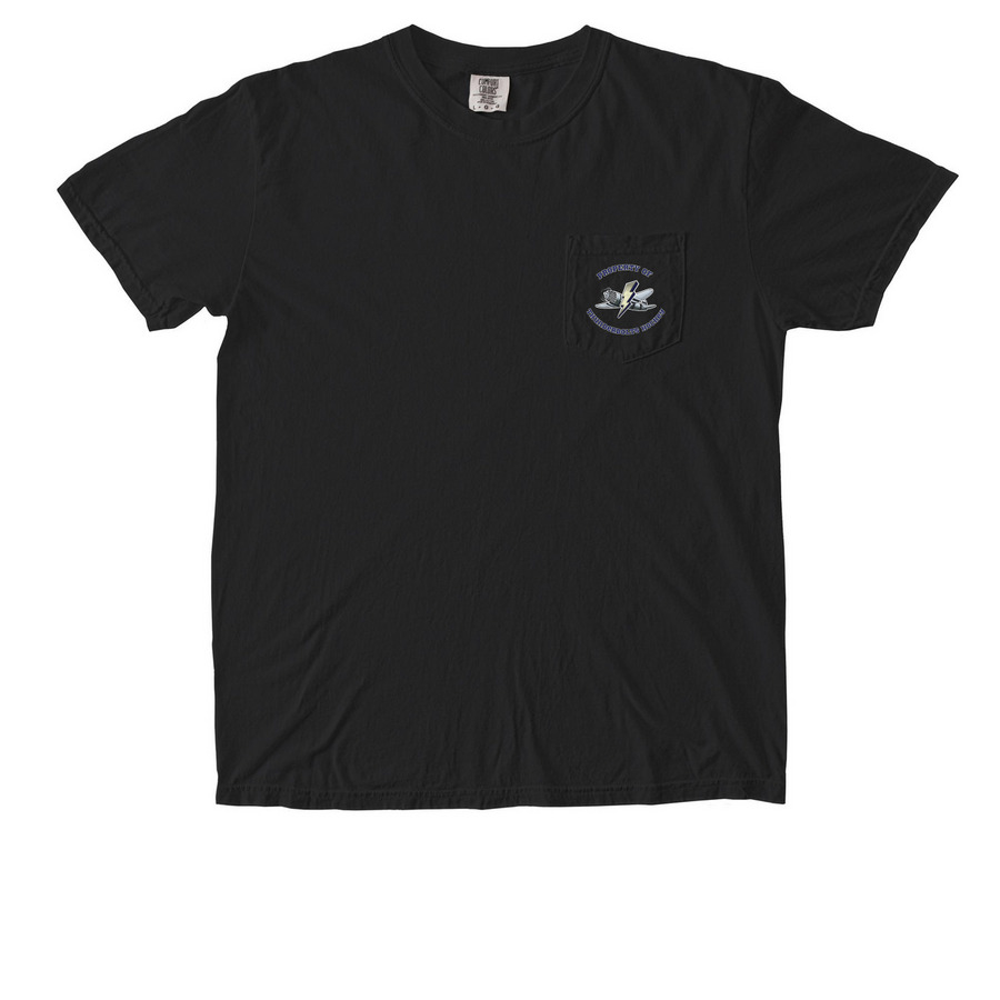 Sunrise LTD. Pocket Tee, a Black Comfort Colors Pocket Tee