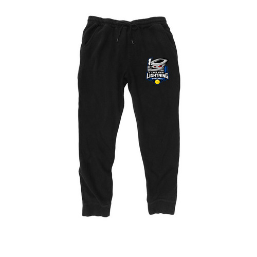 Pants, a Black Midweight Fleece Joggers