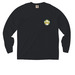 Good Life Refuge Logo Pocket Tees, a Black Comfort Colors Long Sleeve Pocket Tee