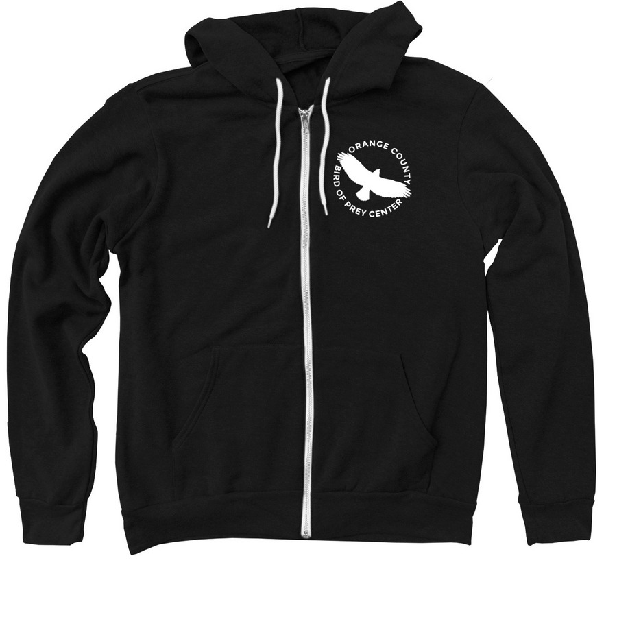 Zip Hoodie with Billy logo, a Black Zip Up Hoodie