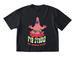 Patrick Star, a Black Comfort Colors Boxy Tee