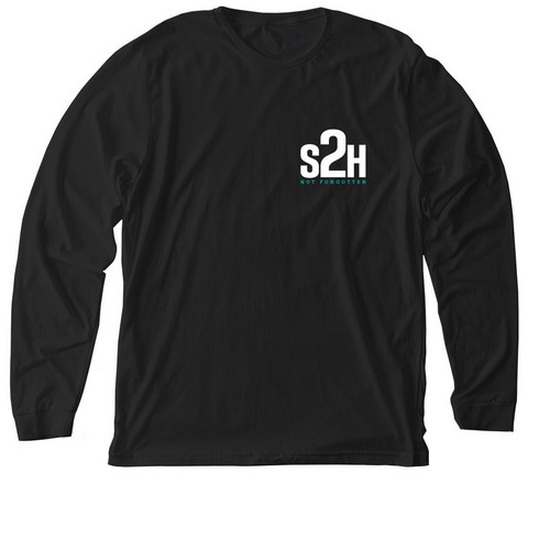S2H Long Sleeve Shirt, a Solid Black Blend Premium Long Sleeve Tee