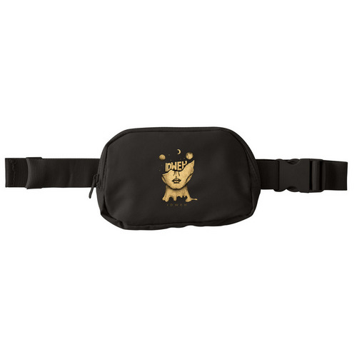 IDWEH HIP PACK, a Deep Black Matte Hip Pack