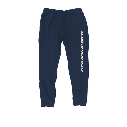FMB Color Guard Pants, a Classic Navy Midweight Fleece Joggers