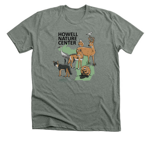 Howell Nature Center, a Deep Heather Premium Unisex Tee