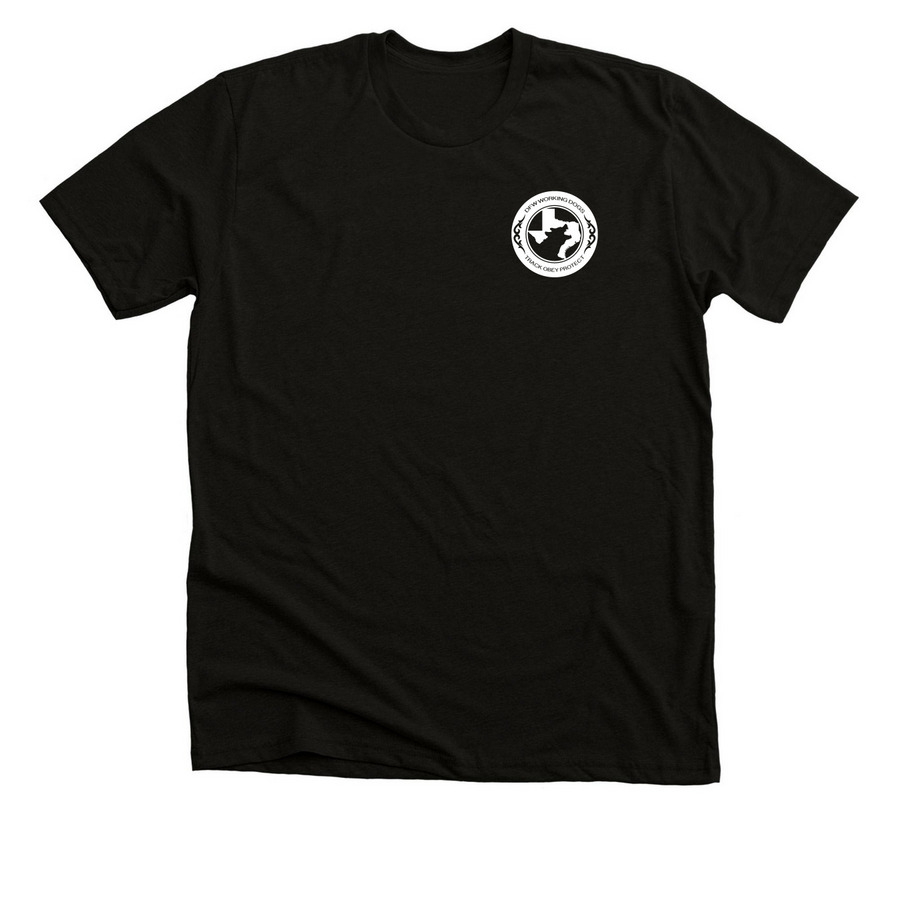 DFW, a Solid Black Blend Premium Unisex Tee