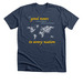 Good News to Every Nation, a Heather Navy Premium Unisex Tee