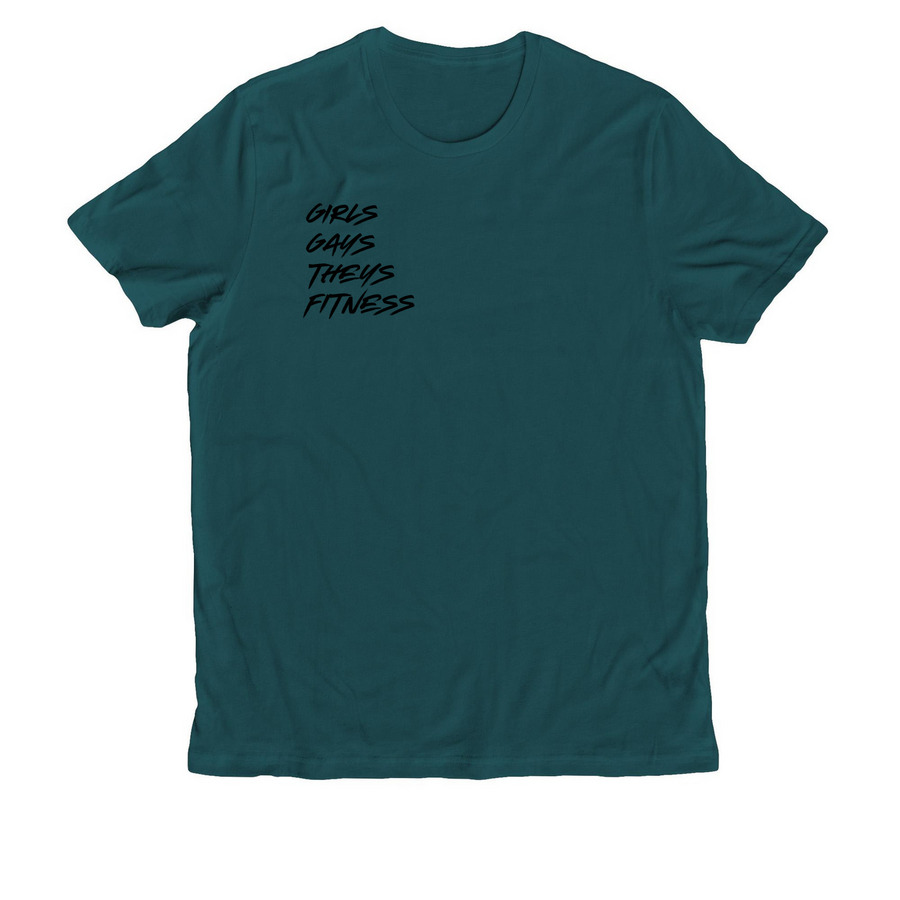 GGTF COLOR Shirts, a Deep Sea Green Allmade Organic Cotton Unisex Tee