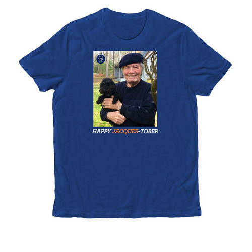 Happy Jacques-tober, a Andromeda Blue Allmade Organic Cotton Unisex Tee