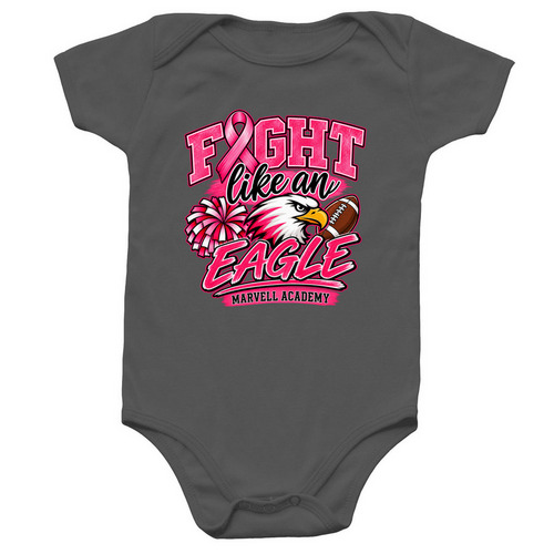 pink out Baby edition&nbsp;, a Charcoal Infant Onesie