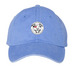 LAB Logo Hat, a Periwinkle Printed Pigment Dye Baseball Cap
