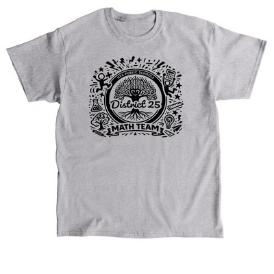 District 25 Math Team, a Sport Grey Classic Unisex Tee