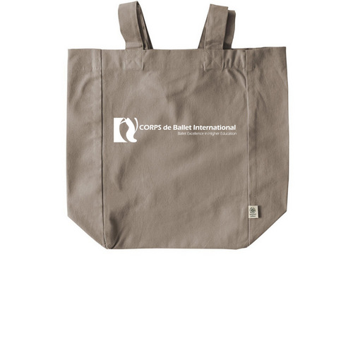 CORPS de Ballet Tote, a Pumice Recycled Cotton Tote Bag