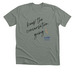 Keep the Conversation Going, a Deep Heather Premium Unisex Tee