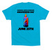 2026 Global MSS Awareness Day, a Turquoise Premium Cotton Tee (back-view)