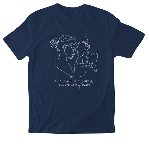 A moment in my arms?, a Navy Softstyle Cotton Tee