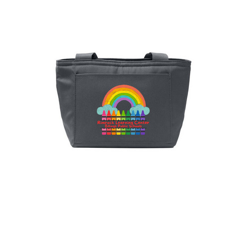 RLC Lunch Bag, a Grey Steel Insulated Lunch Tote