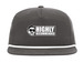 Snap Into Style: The Umpqua Edition, a Charcoal/ White Printed Umpqua Snapback Cap