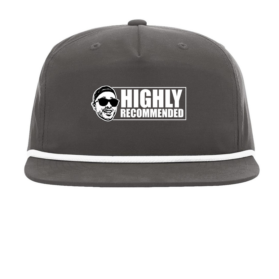 Snap Into Style: The Umpqua Edition, a Charcoal/ White Printed Umpqua Snapback Cap