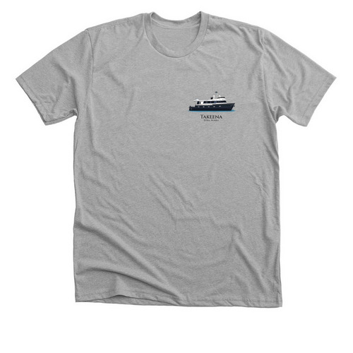 "TAKEENA AFLOAT", a Athletic Heather Premium Unisex Tee