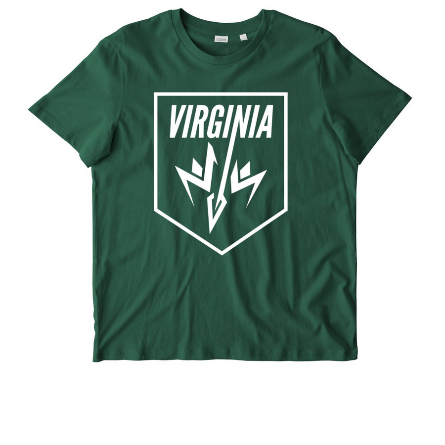 VRDN Shield (White), a Bottle Green Stanley/Stella Unisex Crafter Tee