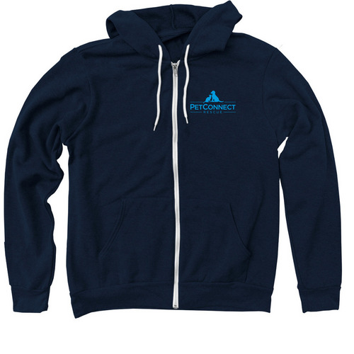 Logo Hoodie, a Navy Zip Up Hoodie