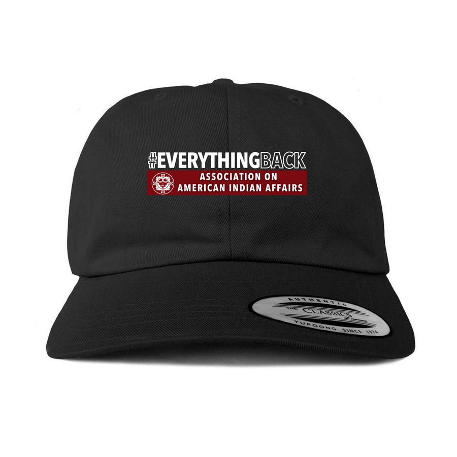 #EverythingBack Hat, a Black Printed Classic Baseball Cap