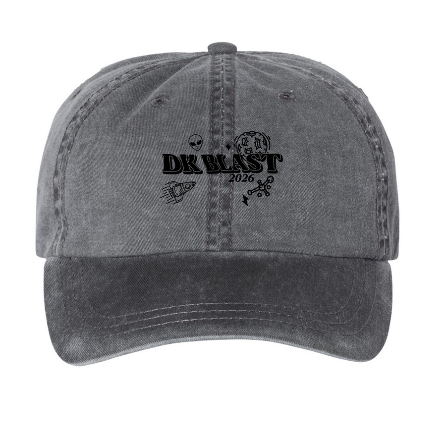 BLAST 2026 Team Hats!&nbsp;, a Black Printed Pigment Dye Baseball Cap