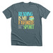 Reading is My Favorite Sport, a Heather Slate Premium Unisex Tee