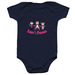 Libby's Friends Onesie, a Navy Infant Onesie