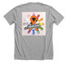 Cancer Survivor&nbsp;, a Athletic Heather Premium Unisex Tee (back-view)