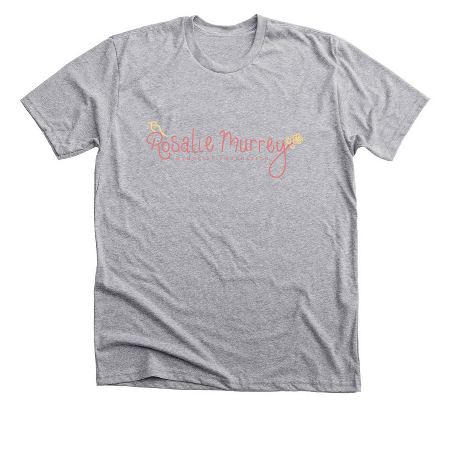 Rosalie Murrey Memorial Foundation, a Athletic Heather Premium Unisex Tee