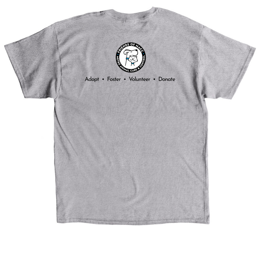 All Hail the Queen, a Sport Grey Classic Unisex Tee (back-view)