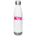 Luv Bottle, a White Stainless Steel Water Bottle