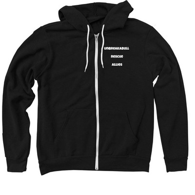 Spay and neuter&nbsp;, a Black Zip Up Hoodie