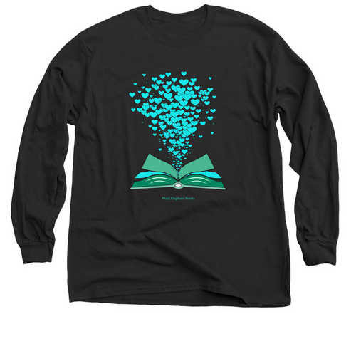 BookLover Adult and Youth Tees, a Black Classic Long Sleeve Tee