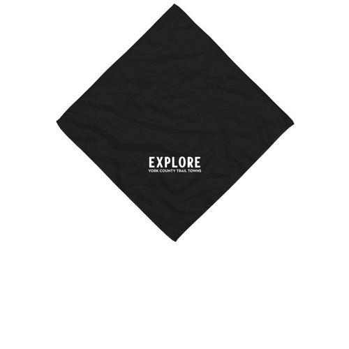 York County Trail Towns, a Black Cotton Bandana