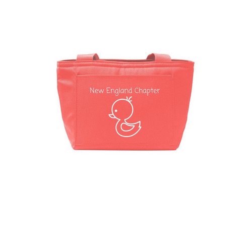 Lunch or Snacks? Up to you, a Coral Splash Insulated Lunch Tote